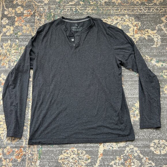 Free Fly Bamboo Flex Long Sleeve Henley - Picture 1 of 4